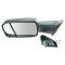 94-01 Dodge Ram 1500; 94-02 2500, 3500 Manual Text Black Tow Mirror (w/Spt Brkt & 4th Gen Head) PAIR