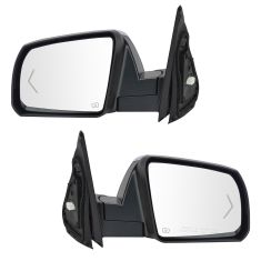 14-15 Toyota Sequoia Power Folding Heated w/Turn Signal Mirror w/Chrome Cap PAIR