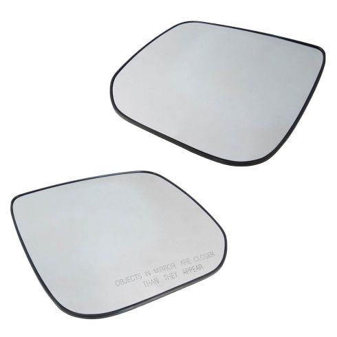 15-16 Chevy Colorado, GMC Canyon Manual Mirror Glass w/Backing Plate Pair
