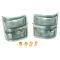 11-16 Ford SD PU Pwr Fold, Pwr Telesp, Temp Htd Smk TS & Clrnce Lite Dual Arm Tow Mir w/PTM Cap PAIR