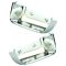 08-15 Ford SD PU Pwr Fold, Pwr Telescoping Htd Smoked Turn Sig & Clrnce Lite Tow Mir Chrome Cap PAIR