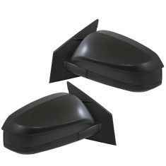 14 (from 11/14)-16 Toyota Rav4 Power Mirror (w/Convex Spotter Glass) w/Textured Black Cap Pair