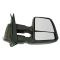 15-17 Ford F150 Manual, Telescoping, Dual Arm, Dual Glass, Perf Upgrde, Text Black Tow Mirror PAIR