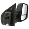 15-17 Ford F150 Manual, Telescoping, Dual Arm, Dual Glass, Perf Upgrde, Text Black Tow Mirror PAIR