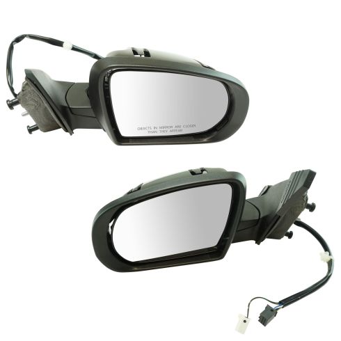 14-17 Jeep Cherokee Power, Heated, w/Turn Signal & Puddle Light PTM Mirror Pair