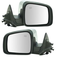 11-16 Dodge Durango Power, Heated w/Chrome Cap Mirror Pair