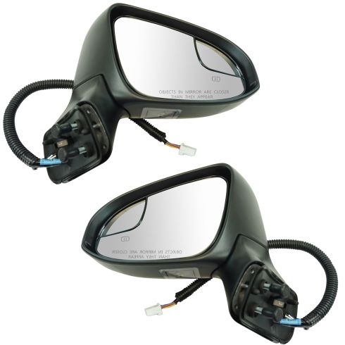 14-16 Toyota Venza Power Folding, Power, Heated w/Memory, Turn Signal, Puddle Light PTM Mirror Pair