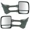 04-15 Nissan Titan XE Manual (w/Mtg Brackets) w/Textured Cap Towing Mirror PAIR (TR)