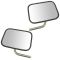 92-04 Ford E150, E250, E350, E450 Manual, Stainless, Non Swing Lock, Mirror Head w/J Arm LH RH Pair