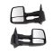 15-17 Ford F150 Dual Glass, Man Telescoping, Pwr Tow w/Text Cap Perf Mirror PAIR (UPGRADE)(TR)