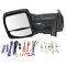 15-17 F150 Dual Arm/Glss, Pwr, Htd, Pud, Spot, LED TS/Mrk w/Txt Cap Prf TOW Mir PR (UPGRDE)(TR)