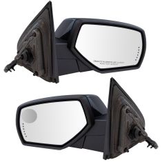 14-17 Silverado,Sierra 1500;15-17 2500,3500 Power-Fold Heat Memory Signal Puddle PTM Tow Mirror PAIR