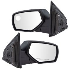 14-17 Silverado, Sierra 1500; 15-17 2500, 3500 Manual Textured Black Towing Mirror PAIR
