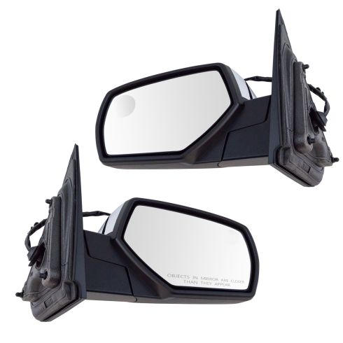 14-17 Silverado, Sierra 1500; 15-17 2500, 3500 Power Heated Blind Spot Chrome Mirror PAIR