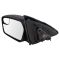 11-12 Ford Fusion Power Heated w/Spotter Glass Textured Black Mirror PAIR