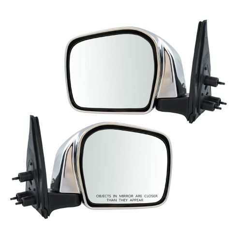 01-04 Toyota Tacoma Manual Chrome Mirror PAIR