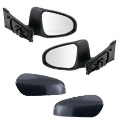 15 Toyota Yaris HB Manual Lower Textured Molding PTM Mirror PAIR