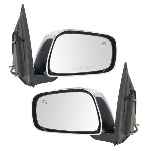 11-18 Nissan Frontier SL Power Heated Chrome Mirror Pair