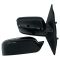 11-12 Ford Fusion Power Heat Puddle Blind Spot Glass Gloss Blk Mirror Pair