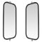 Heavy Duty Truck 16 x 7 OEM Style Peak Back Stainless Steel West Coast Mirror PAIR