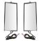 Heavy Duty Truck 16 x 7 Stainless Steel West Coast Heated Signal Mirror PAIR