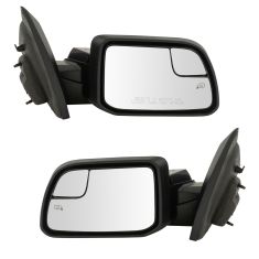 11-14 Ford Edge Power Heated Puddle Light Spotter PTM Mirror PAIR