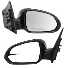 18-19 Hyundai Accent Sedan Power, Heated, Manual Folding w/Spotter Glass PTM Cover Mirror PAIR