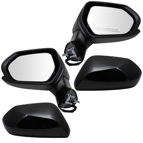 18-19 Toyota Camry Power w/Manual Folding & PTM Cover Mirror PAIR