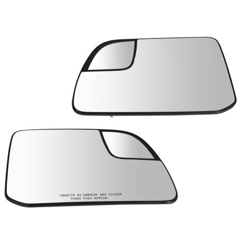 11 (from 2/28/11)-14 Edge; 11-14 MKX Power Heated Mirror Glass w/Spotter Glass & Backing PAIR (Ford)