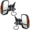 03-07 GM Truck Power Heat Amber Signal Text Black Tow Mirror Pair (Trail Ridge)