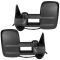 14-15 Silverado Sierra Power Heated Textured Black Tow Mirror Pair (Trail Ridge)