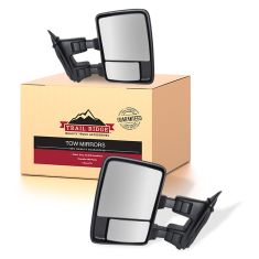 02-07 Ford SD PU Power Heat Turn Clrnce Light Text Upgrade Tow Mirror Pair (TR)