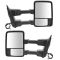 08-10 Ford SD Pickup Power Heated Smoked Signal/Clearance Textured Black Mirror PAIR (Trail Ridge)