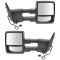 98-02 Ford Expedition Power Heated Textured Black Towing Mirror PAIR (Trail Ridge)