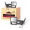 98-02 Ford Expedition Power Heated Textured Black Towing Mirror PAIR (Trail Ridge)