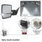 14-16 GM 1500;15-16 2500/3500 Pwr Smk TS/Mrk Spotlight w/o RH OAT Text Blk Mirror PAIR (Trail Ridge)