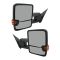 14-16 GM 1500;15-16 2500/3500 Pwr Smk TS/Mrk Spotlight w/o RH OAT Text Blk Mirror PAIR (Trail Ridge)