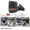 14-16 GM 1500;15-16 2500/3500 Pwr Smk TS/Mrk Spotlight w/o RH OAT Text Blk Mirror PAIR (Trail Ridge)