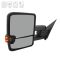 14-16 GM 1500;15-16 2500/3500 Pwr Smk TS/Mrk Spotlight w/o RH OAT Text Blk Mirror PAIR (Trail Ridge)