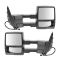 03-10 Ford Expedition Power Heated Signal Memory Puddle Text Black Towing Mirror PAIR (Trail Ridge)