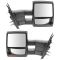 04-06 Ford F150; 06 LT Power Heated Signal PTM/Chrome Towing Mirror PAIR (09 Style) (Trail Ridge)