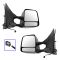 05-15 Nissan/Suzuki PU/SUV Power Textured Black & Chrome Towing Mirror PAIR (Trail Ridge)