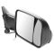 98-01 Ram 1500;98-02 2500/3500 Power Heat Text Black Tow Mirror w/Brkt 4th Gen Hd PAIR (Trail Ridge)