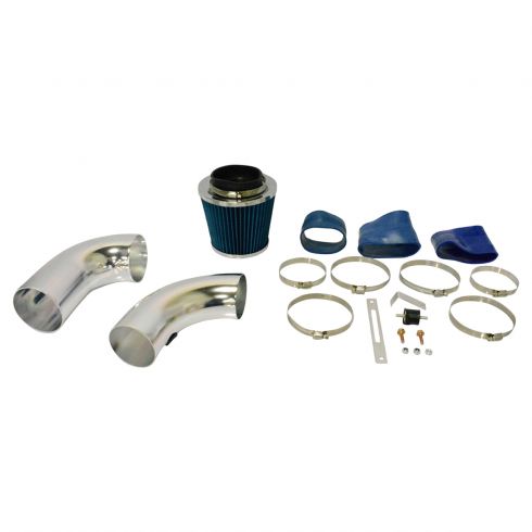 96-05 CHEVY S10 PICKUP BLAZER GMC SONOMA JIMMY 4.3L V6 AIR INTAKE KIT Black Blue