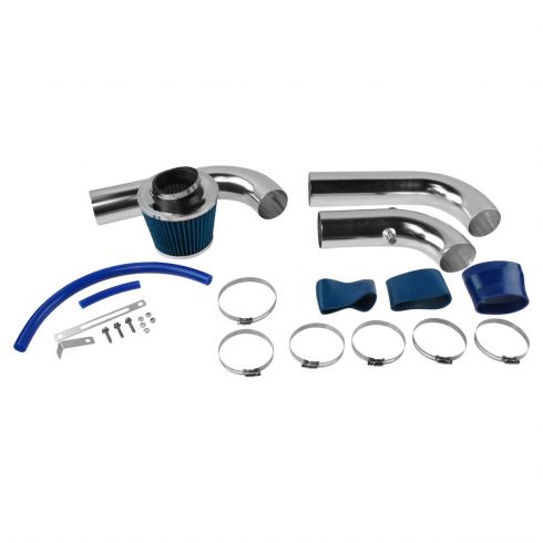 BLUE 2003-2008 HEMI RAM 1500 2500 3500 5.7 5.7L V8 DUAL AIR INTAKE SYSTEM