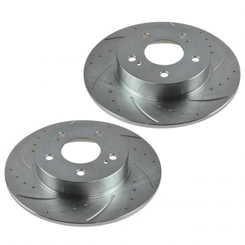 Front Brake Rotors and Brake Pads for Nissan Maxima and For Infiniti I30 00-01
