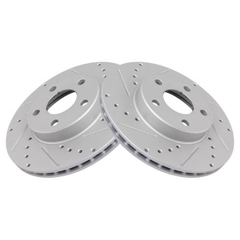 Front Disc Brake Rotor Pair Set RAYBESTOS for Chevy Olds