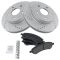 Front Performance Rotor & Posi Metallic Pad Kit 02-05 Ram 1500