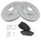 Front Performance Rotor & Posi Ceramic Pad Kit 01-02 MDX; 99-04 Odyssey