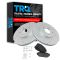 Front Performance Rotor & Posi Ceramic Pad Kit 01-02 MDX; 99-04 Odyssey